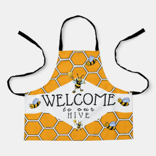 Cool & Cute Welcome To Our Bee Hive Apron
