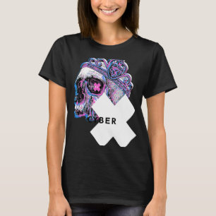 Cool Cyber X Skull Illustration Outfit Graphic Sty T-Shirt