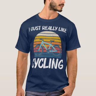 Cool Cycling Design For Men Women Biking Bicycle C T-Shirt