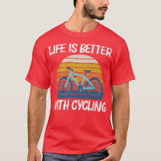 Cool Cycling Design For Men Women Biking Bicycle C T-Shirt