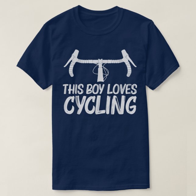Cool Cycling For Boys Kids Cyclist Bike Rider Bicy T-Shirt (Design Front)