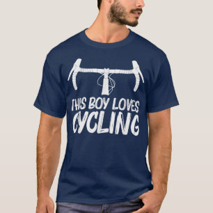 Cool Cycling For Boys Kids Cyclist Bike Rider Bicy T-Shirt