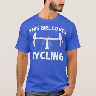 Cool Cycling For Girls Kids Cyclist Bike Rider Bic T-Shirt