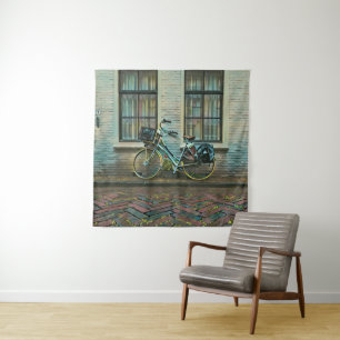 Cool cyclist gifts tapestry