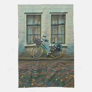 Cool cyclist gifts tea towel