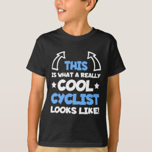 Cool Cyclist Mountain Bike Biker Biking Cycling Fu T-Shirt