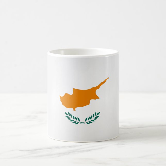 Cool Cyprus Flag Coffee Mug (Center)