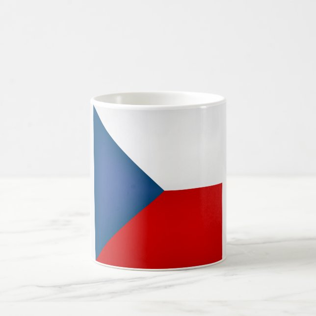 Cool Czech Republic Flag Coffee Mug (Center)