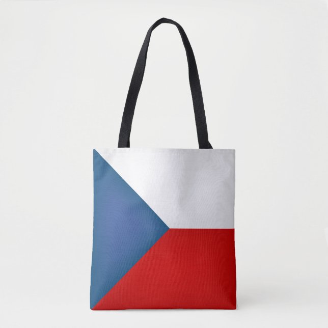 Cool Czech Republic Flag Fashion Tote Bag (Front)