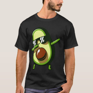 Cool Dabbing Avocado Funny Vegan Vegetarian Fruit T-Shirt