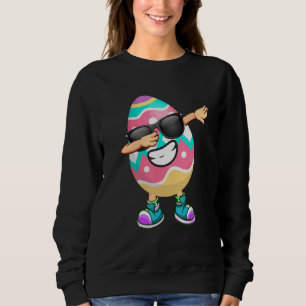 Cool Dabbing Easter Egg Hunter Hunting Glasses For Sweatshirt