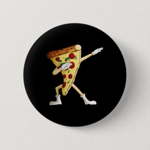 Cool Dabbing Pizza Funny Italian Pie Hip-hop Dance 6 Cm Round Badge