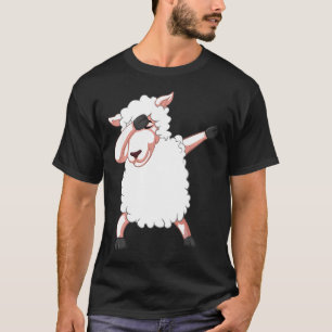 Cool Dabbing Sheep Funny Farmer Lamb Animal Dancin T-Shirt