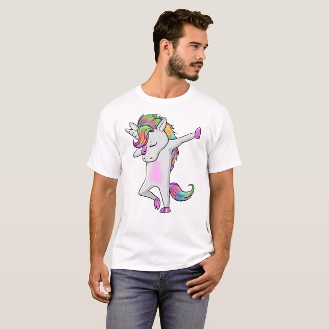 Cool Dabbing Unicorn Shirt (Front Full)