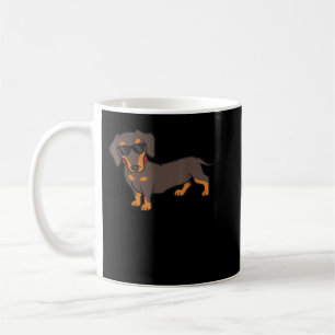 Cool Dachshund With Sunglasses Funny Dachshund Dog Coffee Mug