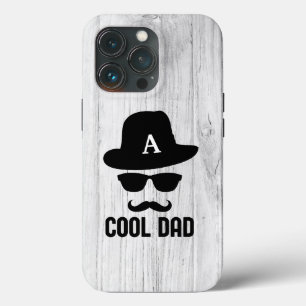 Cool Dad Best DAD Ever custom Monogram Hat for dad iPhone 13 Pro Case