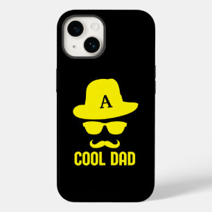 Cool Dad Best DAD Ever custom Monogram Hat for dad Case-Mate iPhone 14 Case