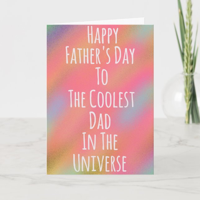 Cool Dad Father's Day Card (Front)
