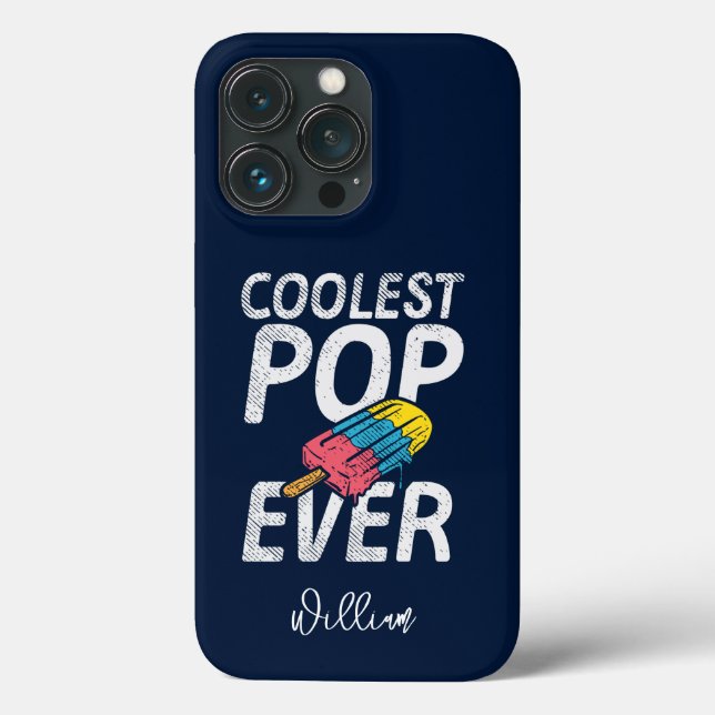 Cool Dad Fathers Day Fun Ice Cream Gag Case-Mate iPhone Case (Back)