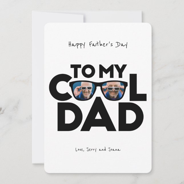 Cool Dad | Father's Day Holiday Card (Front)