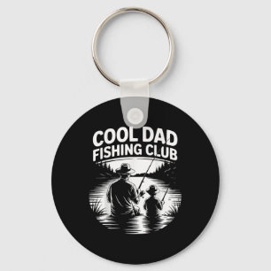 Cool Dad Fishing Club Father’s Day Lake Life Tee Key Ring