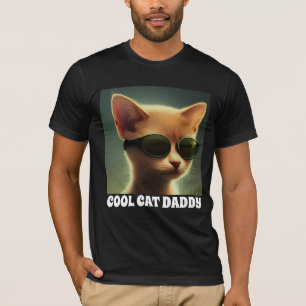 COOL DAD GINGER CAT W/ SUNGLASSES T-SHIRTS T-SHIRT