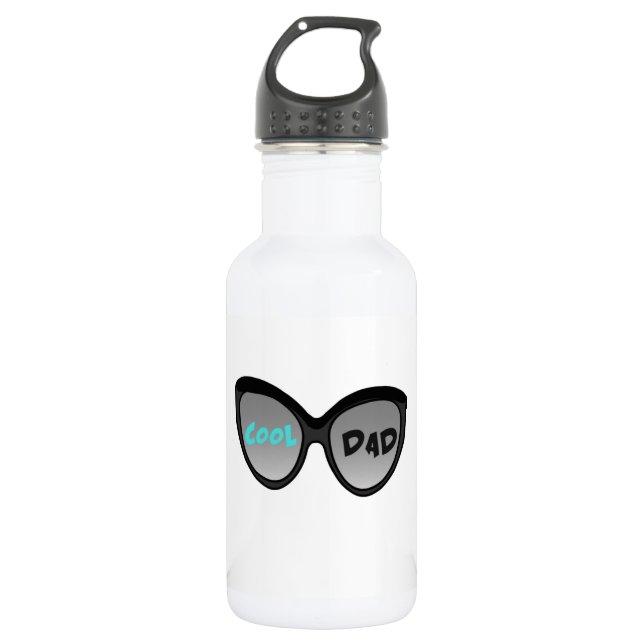 Cool Dad Glasse's 532 Ml Water Bottle (Front)