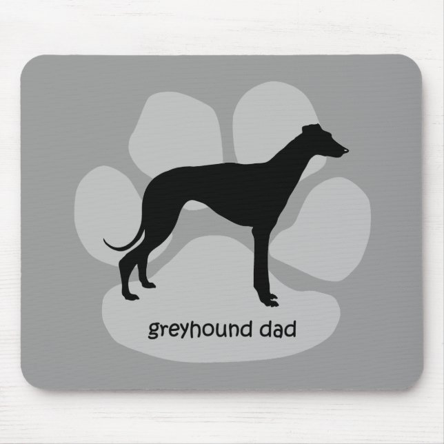 Cool dad greyhound mouse mat (Front)