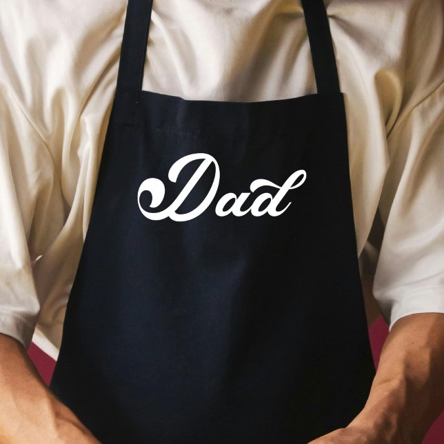 Cool Dad Like No Other Typography Modern Chef Apron (Creator Uploaded)
