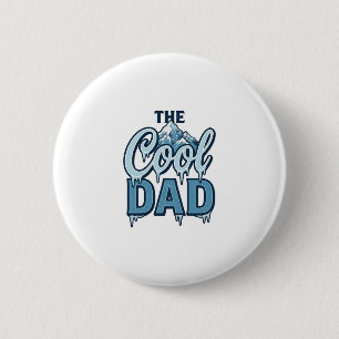 Cool Dad Mountain Vintage Graphic Design_1 6 Cm Round Badge