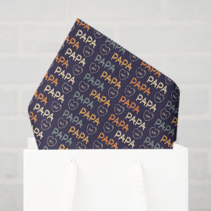 Cool Dad Papa word art Tissue Paper