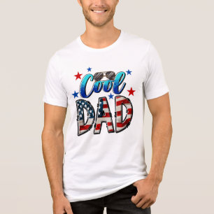Cool Dad – Red, White & Blue Edition T-Shirt Tri-Blend Shirt