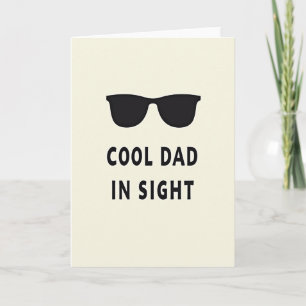 Cool Dad Silhouette Card