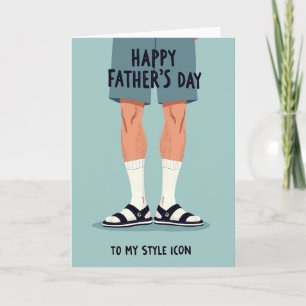 Cool Dad Silhouette Fathers Day Card