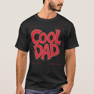 Cool Dad Sticker T-Shirt