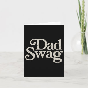 Cool Dad Swag Retro Fathers Day Card