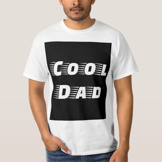 Cool Dad typography design  T-Shirt (Front)