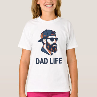 Cool Dad with Cap Sunglasses T-Shirt