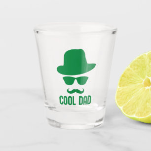 Cool Dad   you can CHANGE the design graphic COLOR Shot Glass