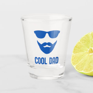 Cool Dad   you can CHANGE the design graphic COLOR Shot Glass