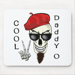 Cool Daddy - O Beatnik Skull Mouse Mat