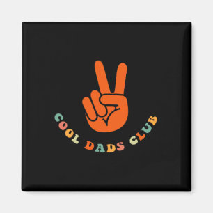 Cool Dads Club 2 Sided Funny Fathers Day  Magnet