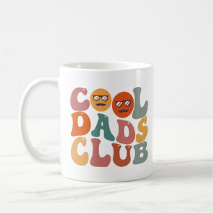 Cool Dads Club Dad Father's Day Retro Groovy Coffee Mug