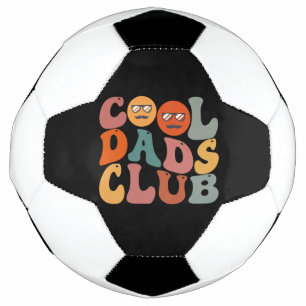 Cool Dads Club Dad Father's Day Retro Groovy Football