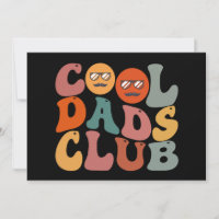 Cool Dads Club Dad Father's Day Retro Groovy