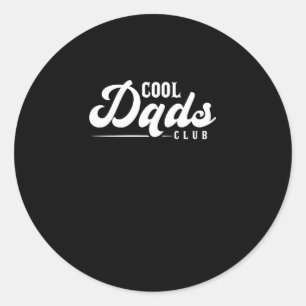 Cool Dads Club Family Matching Funny Father's Day Classic Round Sticker