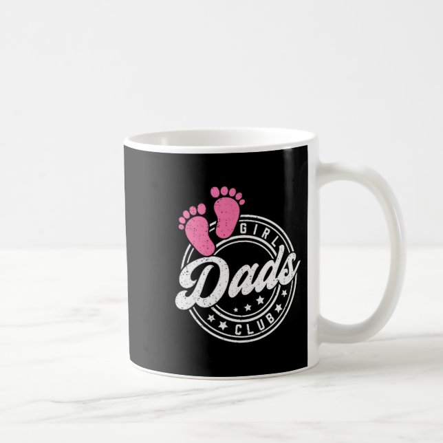 Cool Dads Club Father's Day From Daughter Funny Da Coffee Mug (Right)
