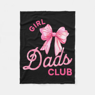 Cool dads club father's day from daughter son fleece blanket
