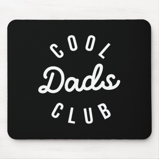 Cool Dads Club Funny Dad Fathers Day Family Matchi Mouse Mat (Front)