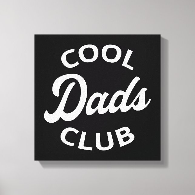 Cool Dads Club I Canvas Print (Front)
